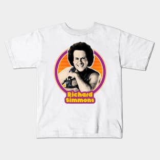 Richard Simmons // Retro Style Fan Artwork Kids T-Shirt